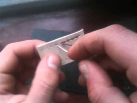 Видео: Работа с кожей. Ровный шов при сшивании кожи