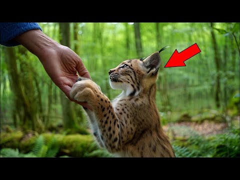 Видео: Егерь спас котёнка рыси. То, что она сделала дальше, шокировало ВСЕХ!