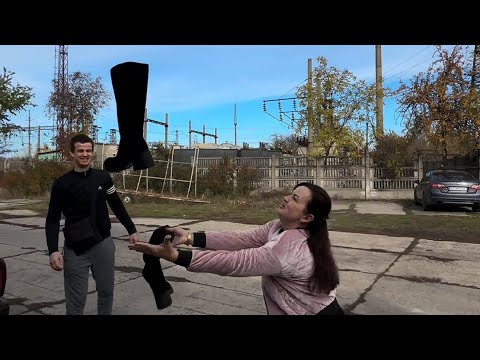 Видео: ДРОН над нами , СЛОМАЛА КАБЛУК , доставка с настроением 