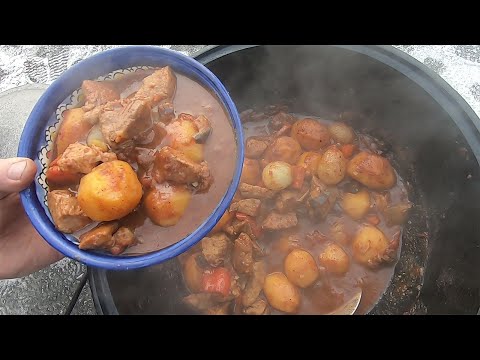 Видео: ХОРЦИАНИ-ЭТО ПЕСНЯ ГРУЗИНСКОЙ КУХНИ.ГОТОВИМ В КАЗАНЕ