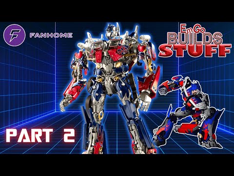 Видео: Набор Fanhome Transformers Optimus Prime (Bayverse) (часть 2): EmGo Builds Stuff