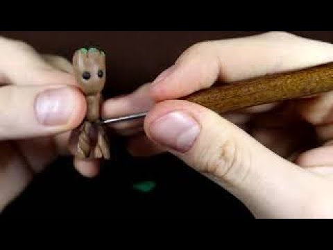 Видео: Грут из полимерной глины