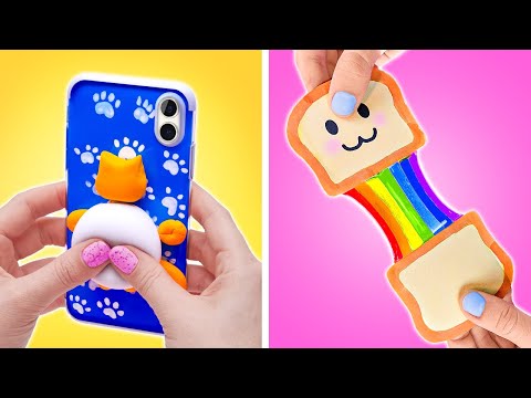 Видео: Мастерим удивительные игрушки-антистресс! 🎨 Просто, весело и очень интересно!