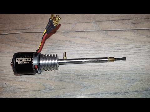 Видео: Прямий вал на моторі 4248 для коропового кораблика RT