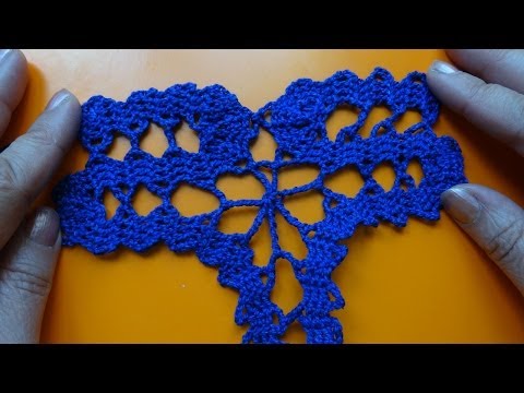 Видео: How to Crochet Bruges lace Как вязать Брюггское кружево крючком 6