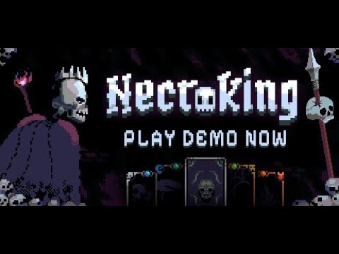 Видео: Necroking. Карточный рогалик с пошаговой тактикой