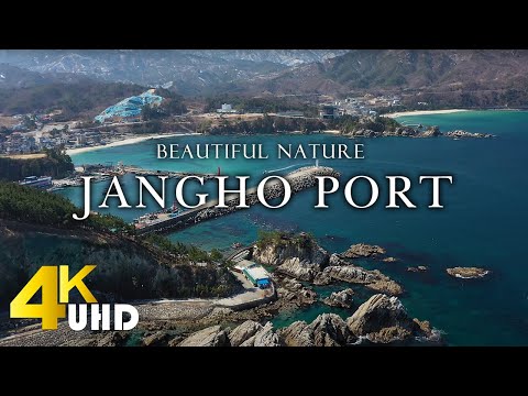 Видео: [4K видео] Это жара, уходи ~ Шум прохладного моря / Неапольский порт Джанхо в Корее