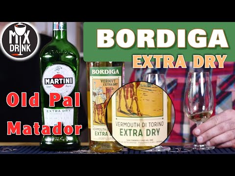 Видео: Коктейли с Сухим вермутом - Martini & Bordiga extra DRY - Old Pal, коктейль Матадор