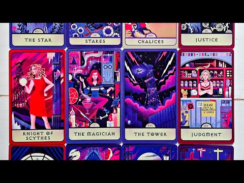 Видео: Оооооочень красивое Таро "Баффи, Истребительница Вампиров", с нереальной палитрой!🧛🏻🦹🏻