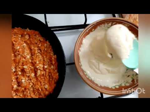 Видео: супер пирог из овсянки и моркови!!!