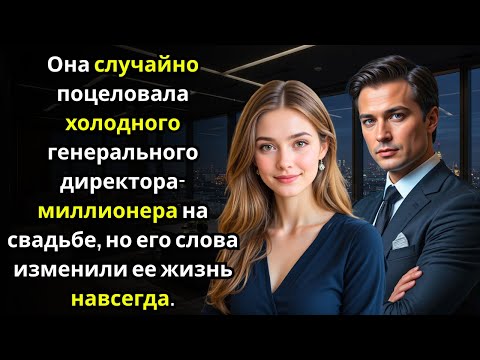 Видео: Она случайно ПОЦЕЛОВАЛА холодного CEO на свадьбе подруги… и то, что он сказал, лишило её сна