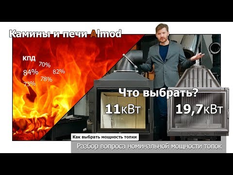 Видео: Как выбрать мощность топки для камина или печи