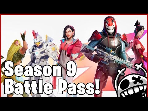 Видео: Разглеждаме Battle Passa от Сезон 9 на Fortnite Battle Royale!