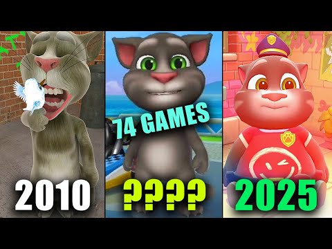 Видео: Все Outfit7 74 «Секретные» игры Talking Tom Cat (версия 1) 2010 - Talking Tom Cat (версия 3) 2025