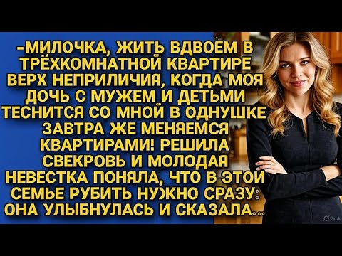Видео: *«Когда невестка впервые дала жёсткий ответ свекрови, все были поражены»*