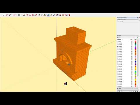 Видео: Порядовка камина из кирпича