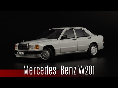 Видео: Mercedes-Benz W201 190E || AUTOart || Масштабные модели автомобилей 1:43