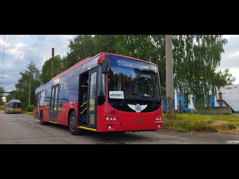 Видео: Троллейбус, 5-й маршрут (целиком). Ярославль. Вид из кабины.