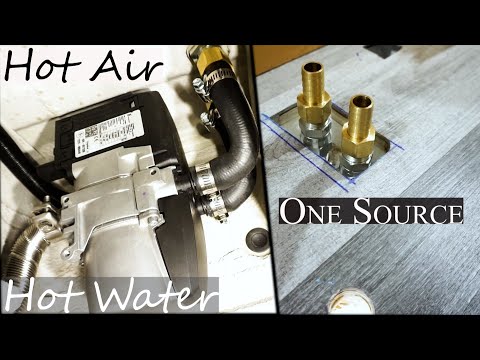 Видео: Установка горелки для ГИДРОННОГО ОТОПЛЕНИЯ | Four Season Van Life | EP.40