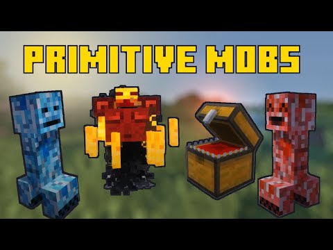 Видео: PRIMITIVE MOBS - КРУТЫЕ МОБЫ С РАЗНЫМИ СПОСОБНОСТЯМИ | ОБЗОР МОДОВ НА МАЙНКРАФТ