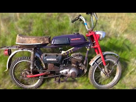 Видео: Покатушка на ВЕРХОВИНЕ с двигателем от МИНСК М1М (125cc)