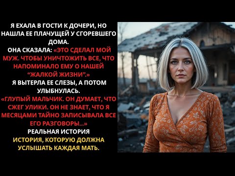 Видео: Я нашла дочь у её сгоревшего дома. Она прошептала «Это мой муж…», но я лишь улыбнулась. Потому что …