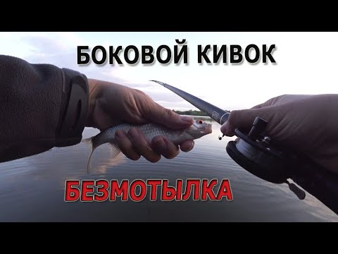 Видео: Летняя безмотылка и боковой кивок - бегущая оснастка