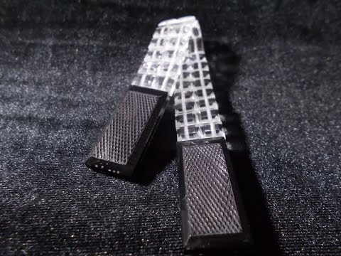 Видео: Перекидные чётки из оргстекла с чекерингом-насечкой на наконечниках