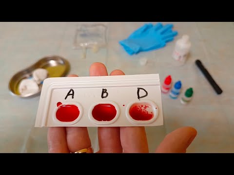 Видео: ОПРЕДЕЛЯЕМ ГРУППУ КРОВИ И РЕЗУС-ФАКТОР | СИСТЕМА АВ0 |ТРАНСФУЗИОЛОГИЯ |