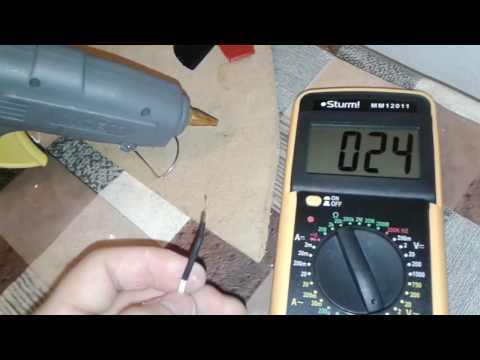 Видео: Измеряем температуру сопла и клея термоклеевого пистолета. Glue gun temperature