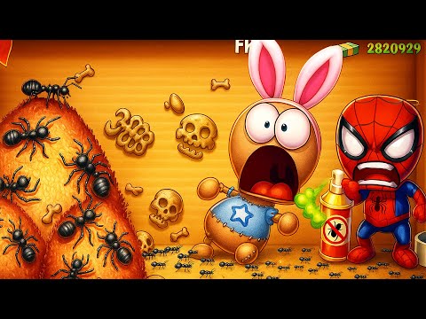 Видео: Муравейник против приятеля-паука — Kick The Buddy