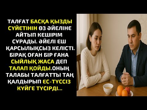Видео: ТАЛҒАТ БАСҚА ҚЫЗДЫ СҮЙЕТІНІН ӨЗ ӘЙЕЛІНЕ АЙТЫП КЕШІРІМ СҰРАДЫ.ӘЙЕЛІ ЕШ ҚАРСЫЛЫҚСЫЗ КЕЛІСТІ.БІРАҚ ОҒАН