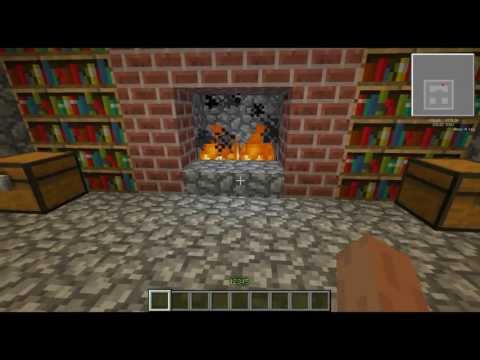 Видео: Секретный проход в камине (механизмы в minecraft)