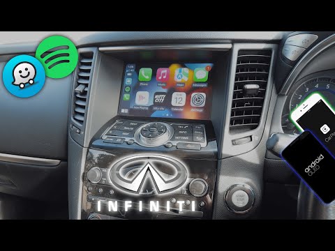 Видео: Apple CarPlay и Android Auto для Infiniti FX 2008-2013