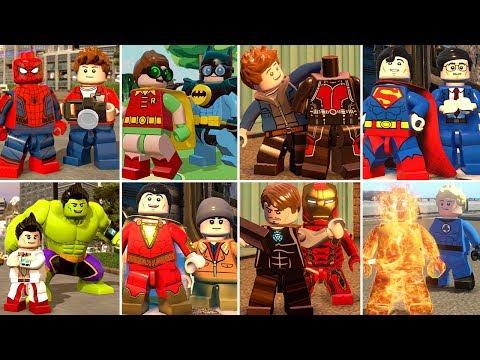 Видео: Все трансформации супергероя в видеоиграх LEGO