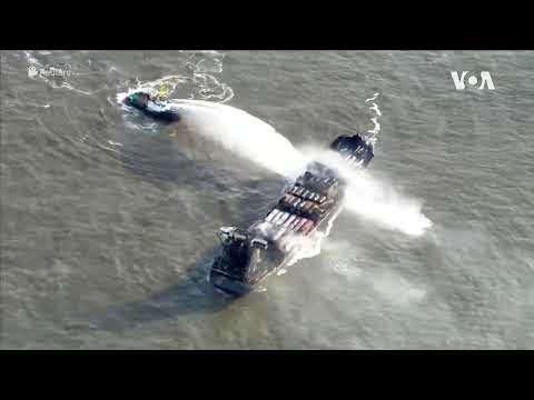 Видео: Британската полиција го уапси капетанот на товарен брод под сомнение за убиство од небрежност