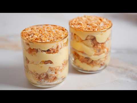 Видео: ПОЧЕМУ я НЕ ЗНАЛА этот рецепт раньше? Самый БЫСТРЫЙ и ВКУСНЫЙ торт Наполеон в стаканчиках