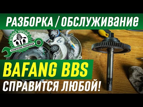 Видео: Разборка/обслуживание кареточного BAFANG BBS (BBS02) Справится каждый!