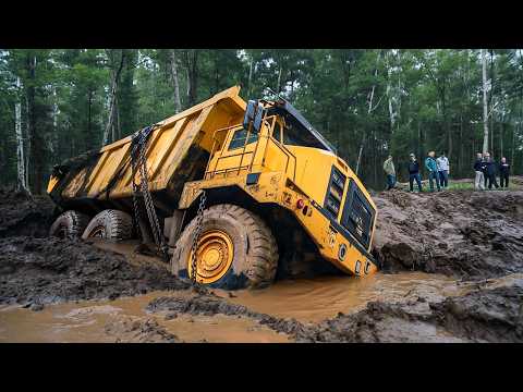 Видео: ГРУЗОВИКИ НА БЕЗДОРОЖЬЕ И НЕВЕРОЯТНО КРУТЫЕ ВОДИТЕЛИ