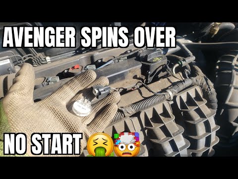 Видео: Dodge Avenger 2007 2014 года выпуска не заводится, диагностика. Как проверить датчик коленвала, т...