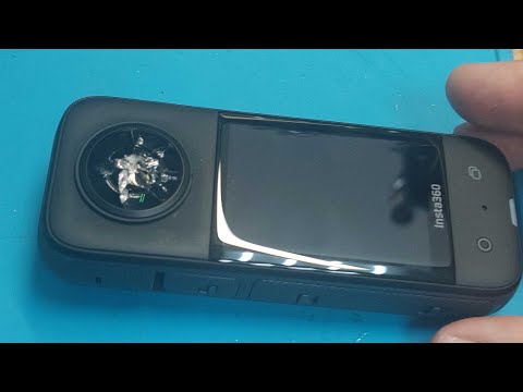 Видео: Insta360 x3. Самая правильная замена линзы. Most correct way to replace the broken lense.