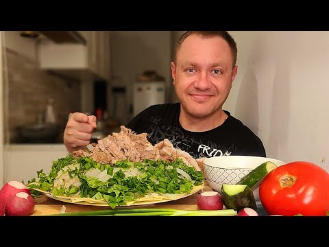 Видео: МУКБАНГ. ОБЖОР. БЕШБАРМАК ИЗ ГОВЯДИНЫ. МЯСО, БУЛЬОН, ОВОЩИ. АСМР. ОБСУЖДАЕМ КОММЕНТЫ. MUKBANG. ASMR.