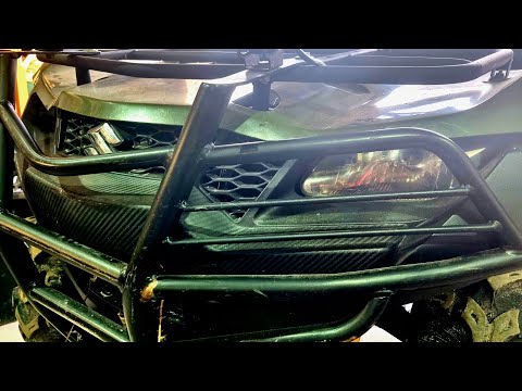 Видео: Suzuki kingquad 750 плохо запускается Не держит холостые обороты