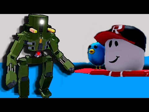 Видео: БИТВА СТРОИТЕЛЕЙ РОБОТЫ в Build a Boat Roblox
