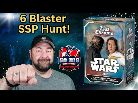 Видео: Что на самом деле предлагают 6 бластерных коробок Topps Chrome Star Wars 2025 года? 🤔