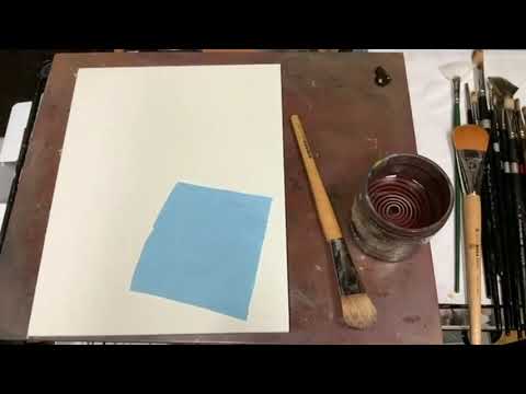 Видео: Тонирование холста