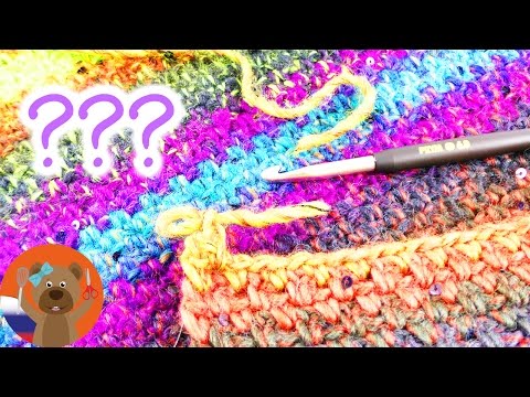 Видео: Как правильно перейти с одного клубка на другой? | Без узлов и шитья | Вязание крючком