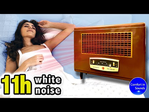 Видео: Белый шум, мгновенное засыпание, редкий шум обогревателя для сна, учебы, отдыха, медитации