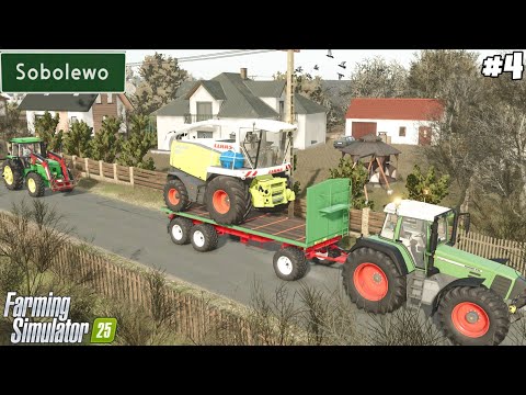 Видео: Купить новый трактор и собрать машину для сенокошения | Sobolewo | Farming Simulator 25 | Эпизод 4