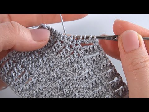 Видео: Нежно Просто Уникально!!! Супер Интересный УЗОР крючком из красивых столбиков/Авторские СТОЛБИКИ